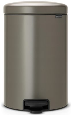 Brabantia newIcon 20 Litre Pedal Bin - Platinum.